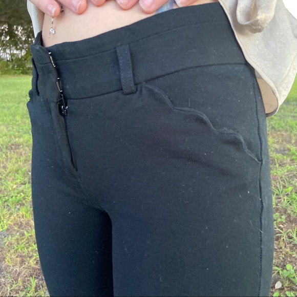 SOLD Candie’s Ankle Black Pants Skinny Size 1 - Picture 4 of 5